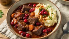 Mört nötkött i tranbärssås: ett recept som kommer att överraska