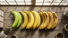 Hemligheterna bakom bananernas mognad: vilken färg ska man välja för att hålla sig frisk?